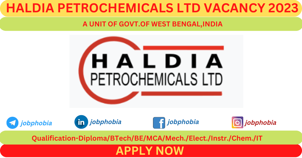 HALDIA PETROCHEMICALS LTD VACANCY 2023 |GOVT.JOB| MECHANICAL ...