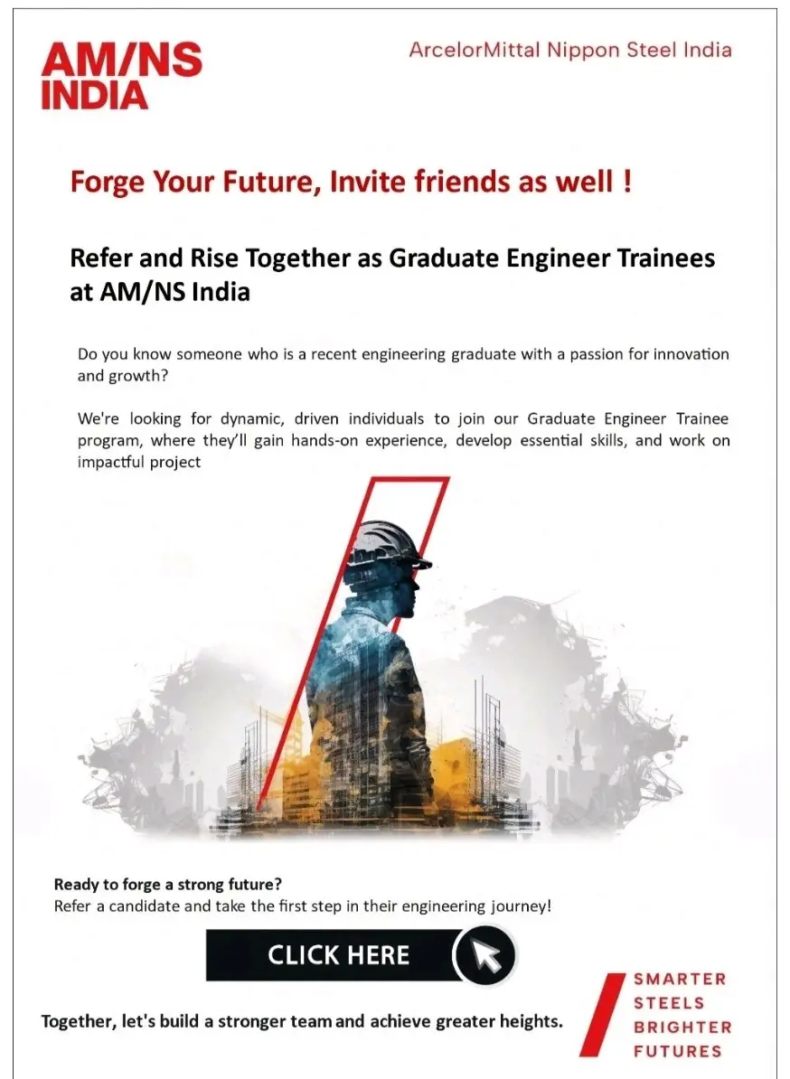 AMNS India Hiring Freshers