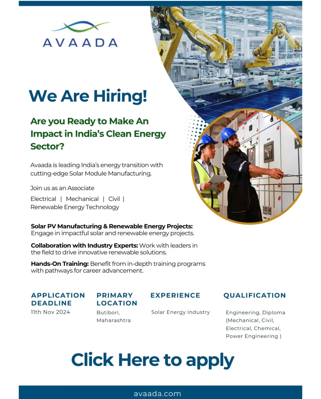 Avaada Energy Hiring