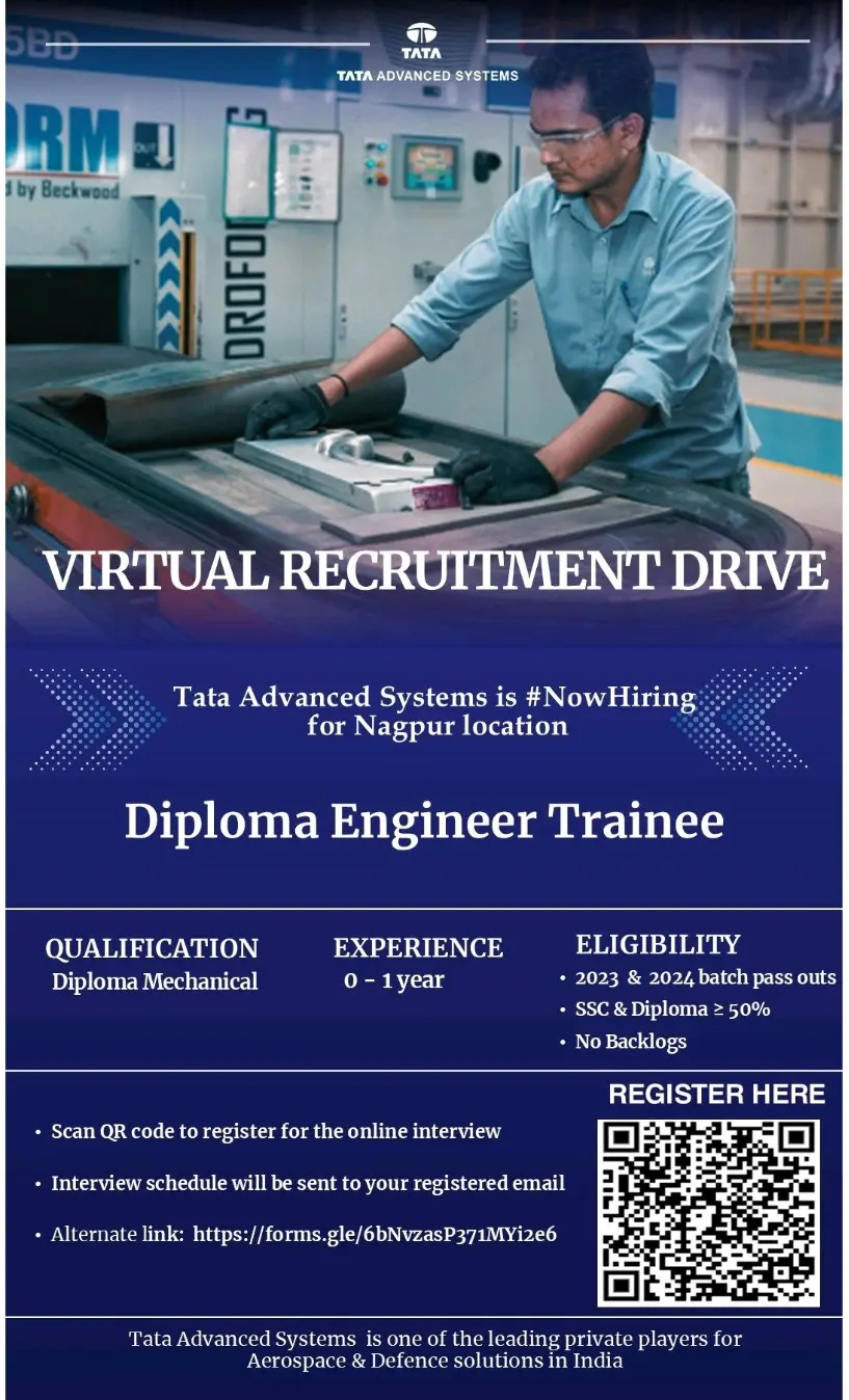 Tata Advanced Systems Hiring
