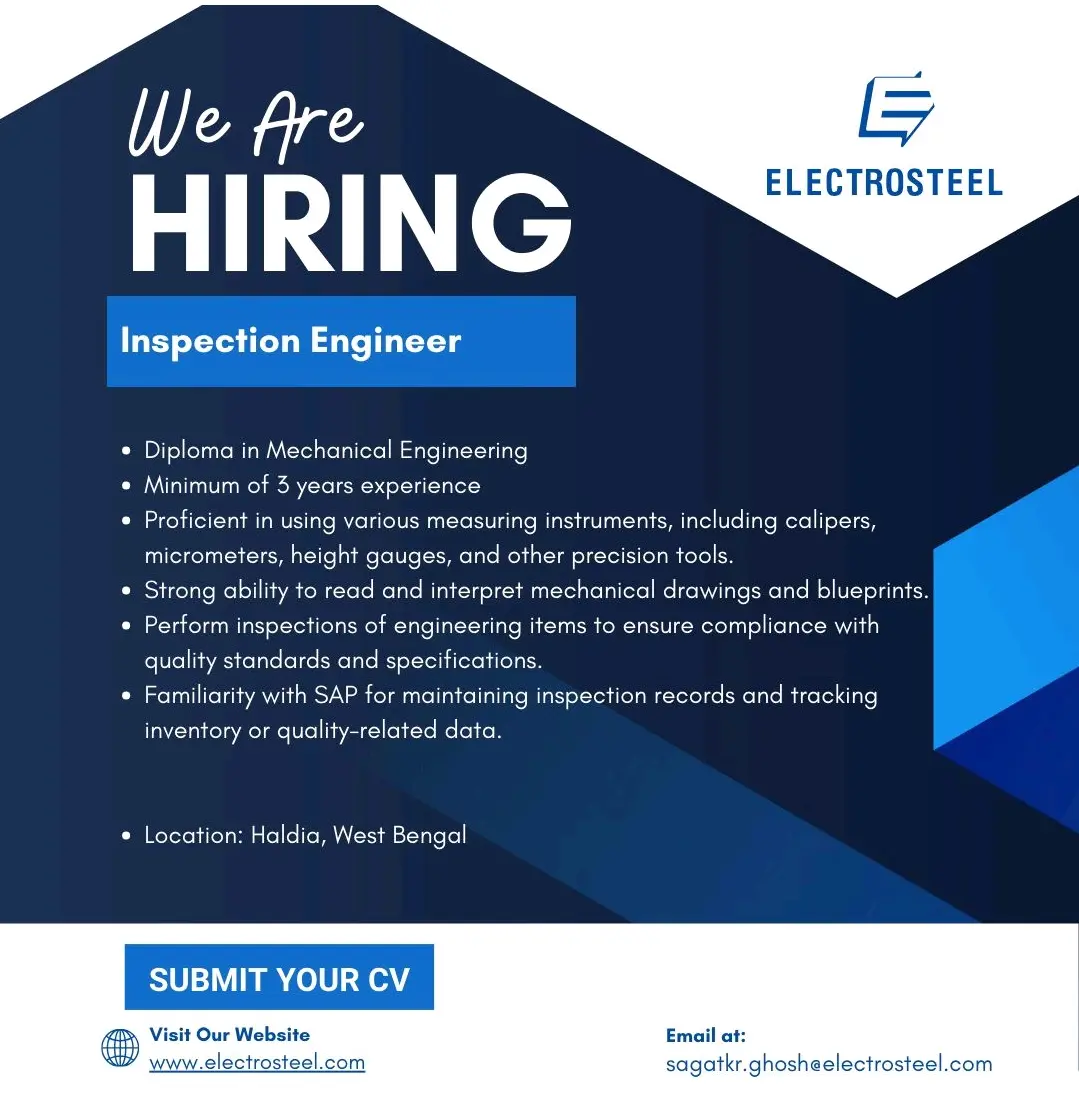Electrosteel Hiring 1