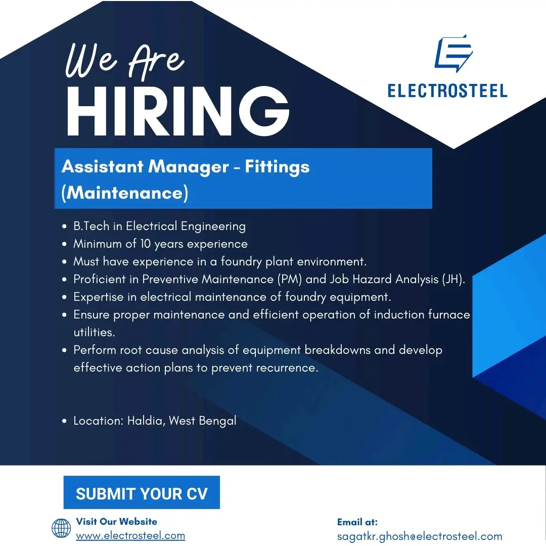 Electrosteel Hiring 3