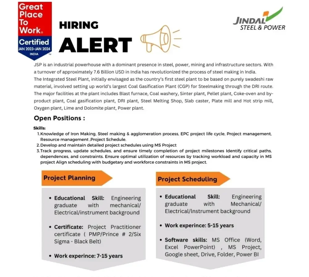 jspl hiring