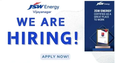 JSW Energy Hiring 2025