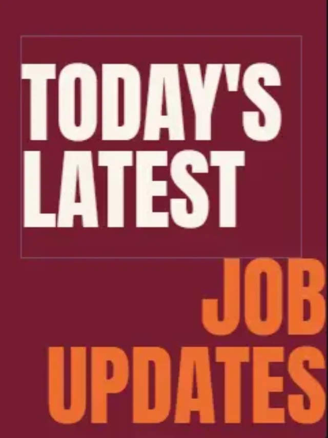 Todays Latest Job Updates | 5th Oct 2025|