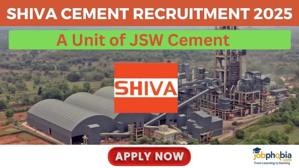 Shiva Cement Limited Hiring 2025