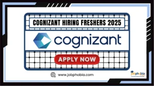 Cognizant Hiring Freshers 2025