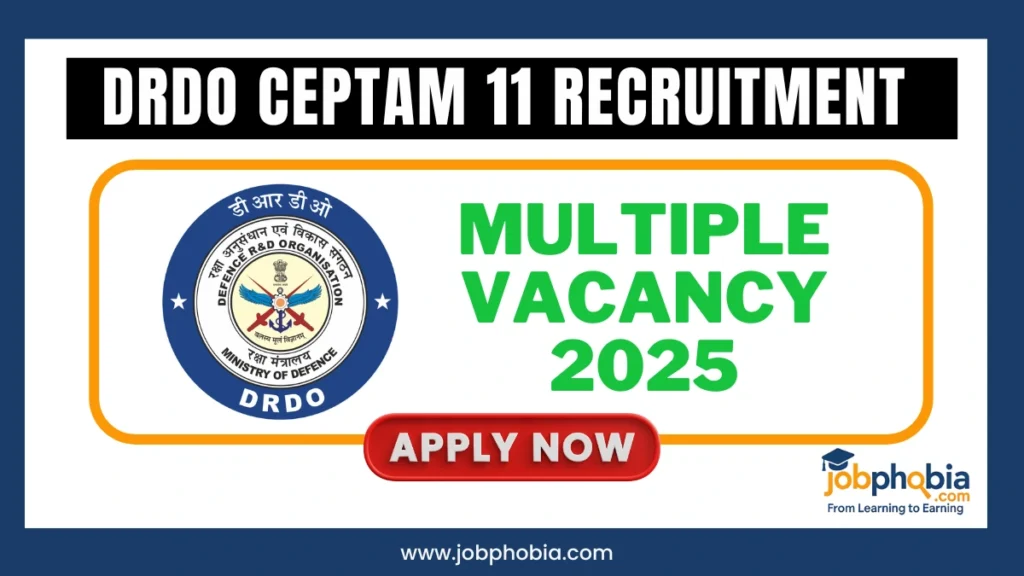 DRDO CEPTAM 11 Recruitment 2025