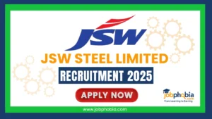 JSW Steel limited Recruitment Drive 2025