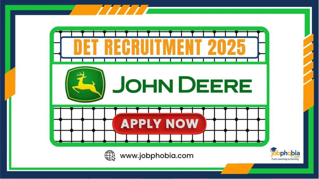 John Deere India DET Recruitment 2025