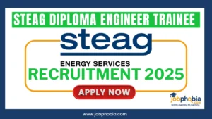 STEAG Diploma Engineer Trainee Recruitment 2025
