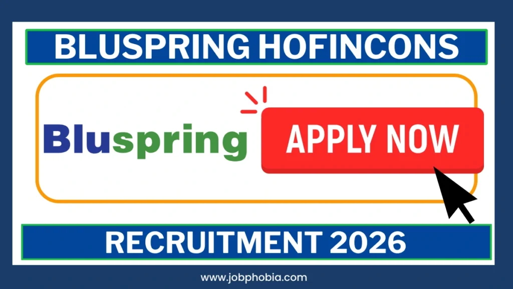 Bluspring Hofincons Recruitment 2026