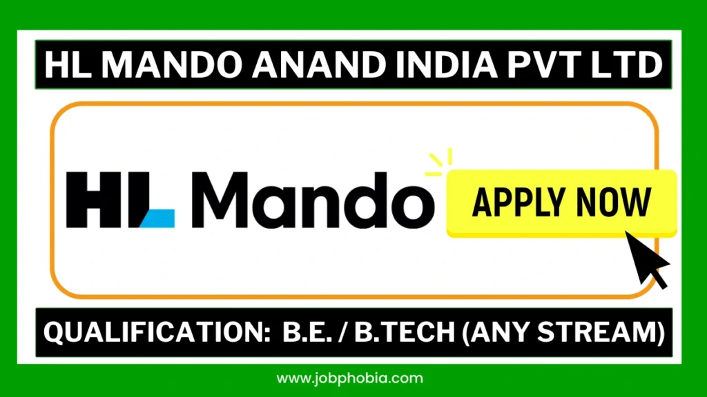 HL Mando Anand Recruitment 2026