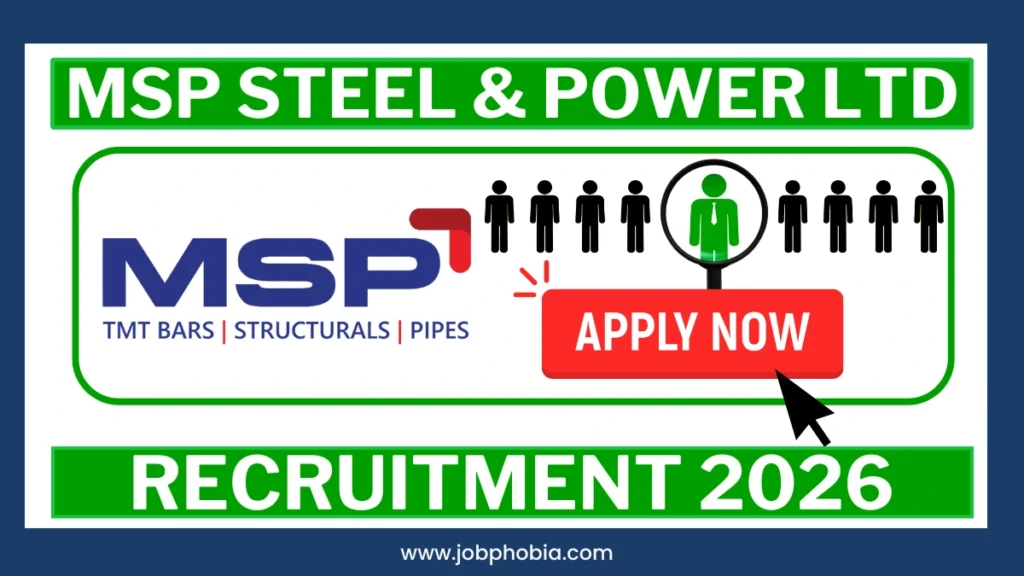 MSP Steel Raigarh Hiring 2026