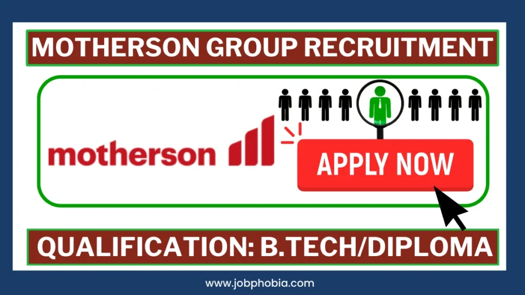 Motherson Group Recruitment 2026