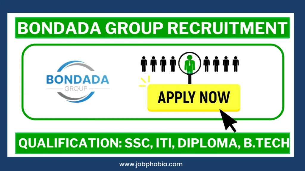 Bondada Group Recruitment 2026