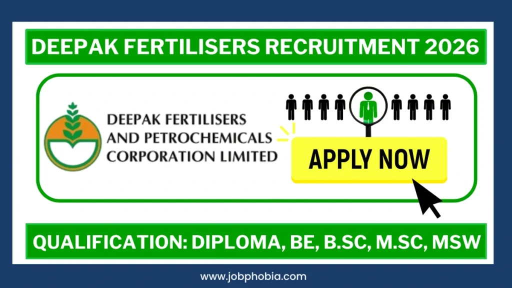 Deepak Fertilisers Recruitment 2026