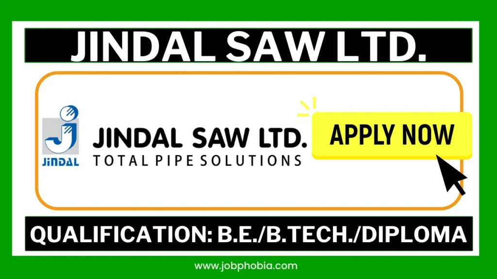 Jindal Saw Ltd Careers 2026