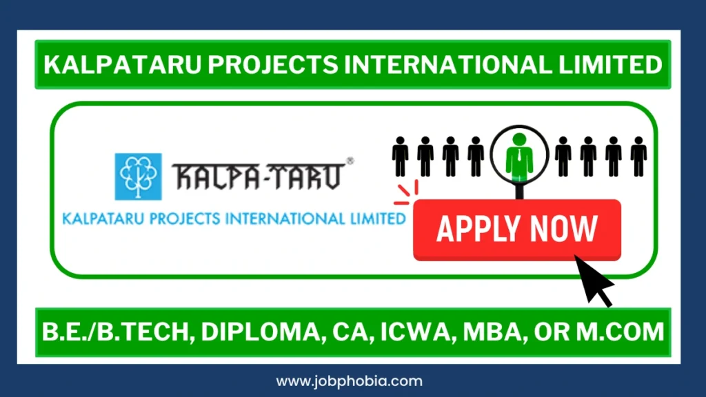 Kalpataru Projects Recruitment 2026