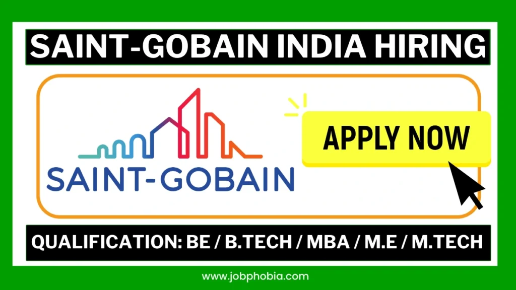 Saint-Gobain India Hiring 2026