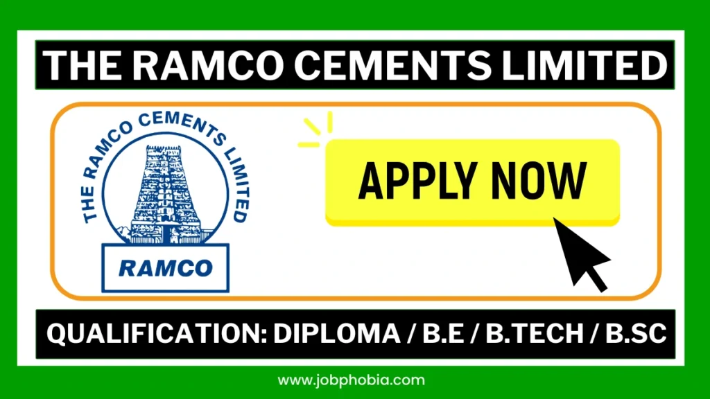 The Ramco Cements Limited Recruitment 2026