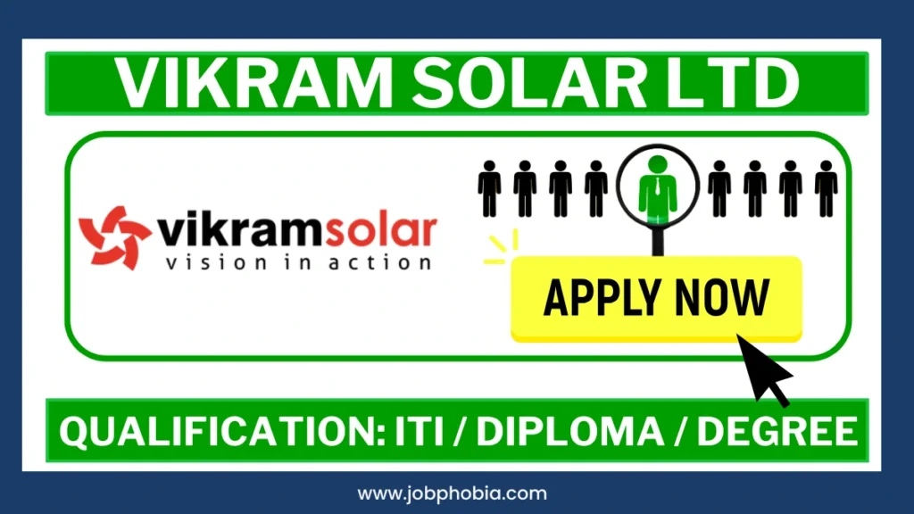 Vikram Solar Recruitment 2026