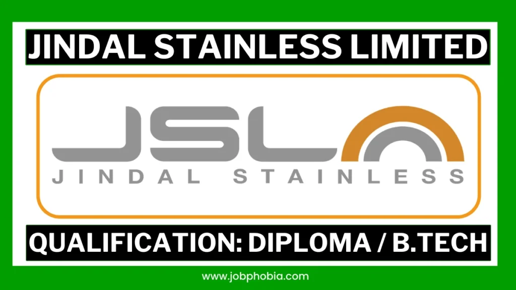 Engineer Jobs at Jindal Stainless Limited 2026