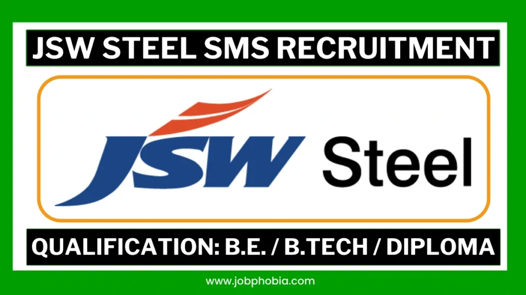 JSW Steel SMS Recruitment Drive 2026