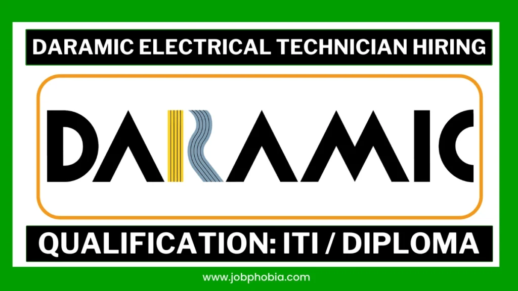 Daramic Recruitment 2026 Electrical Technician Job Vacancy Poster