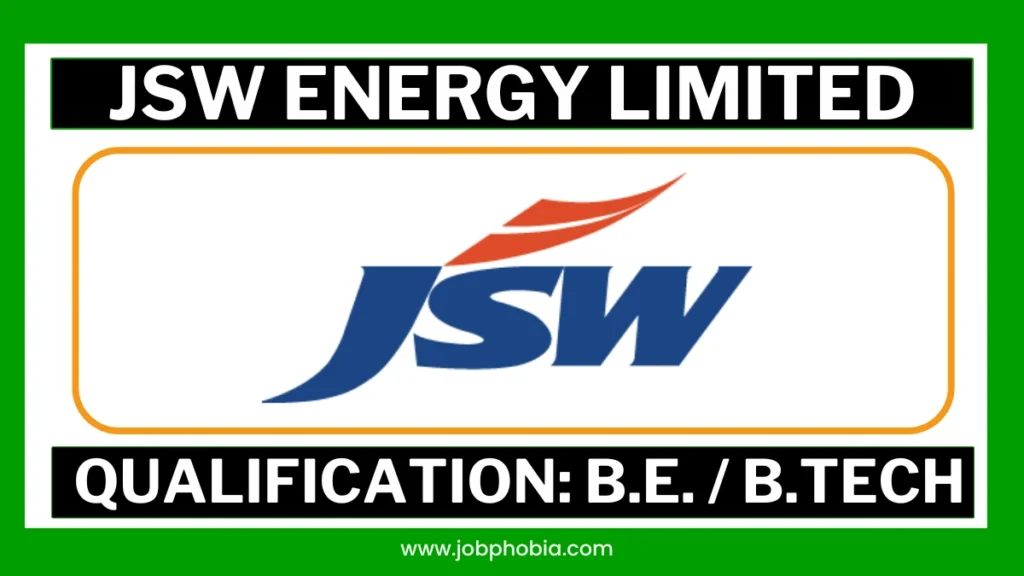 JSW Energy Recruitment 2026 for Instrumentation & Control Manager in Ratnagiri.