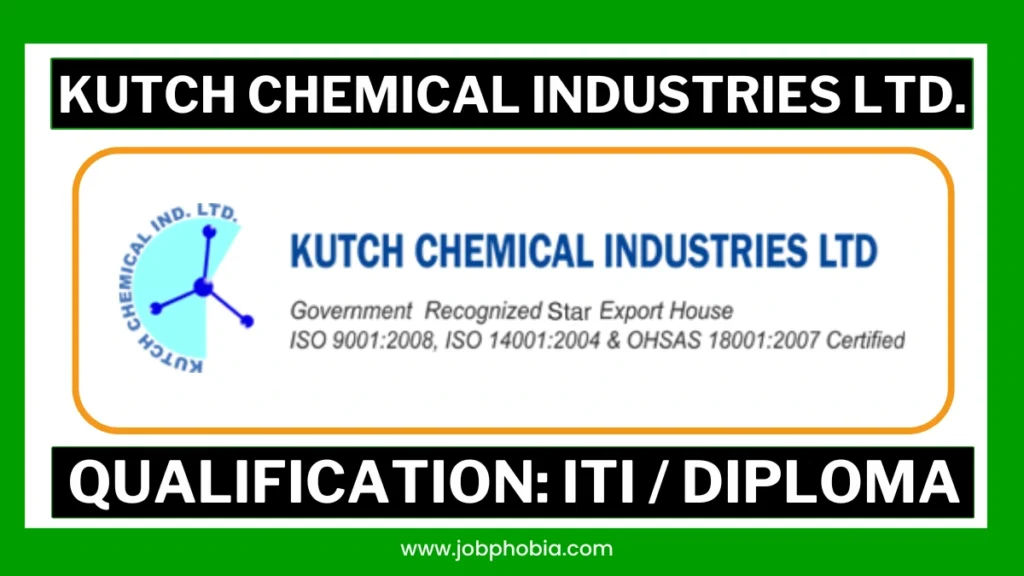 Kutch Chemical Industries Jobs 2026