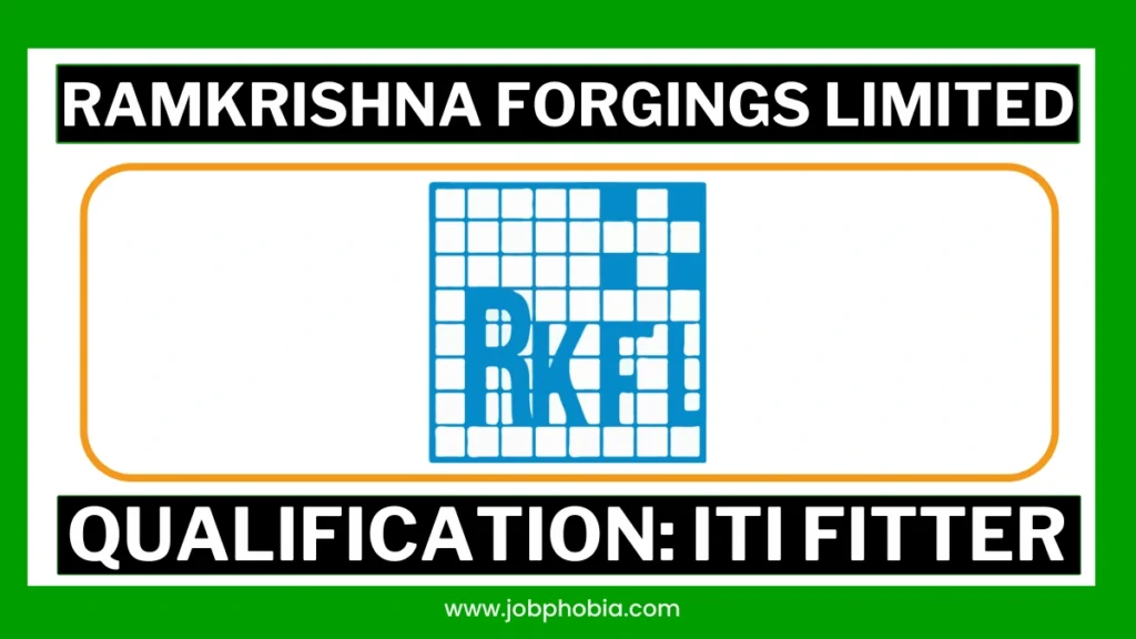 RKFL Recruitment 2026 ITI Fitter Mechanical Maintenance Job Vacancy