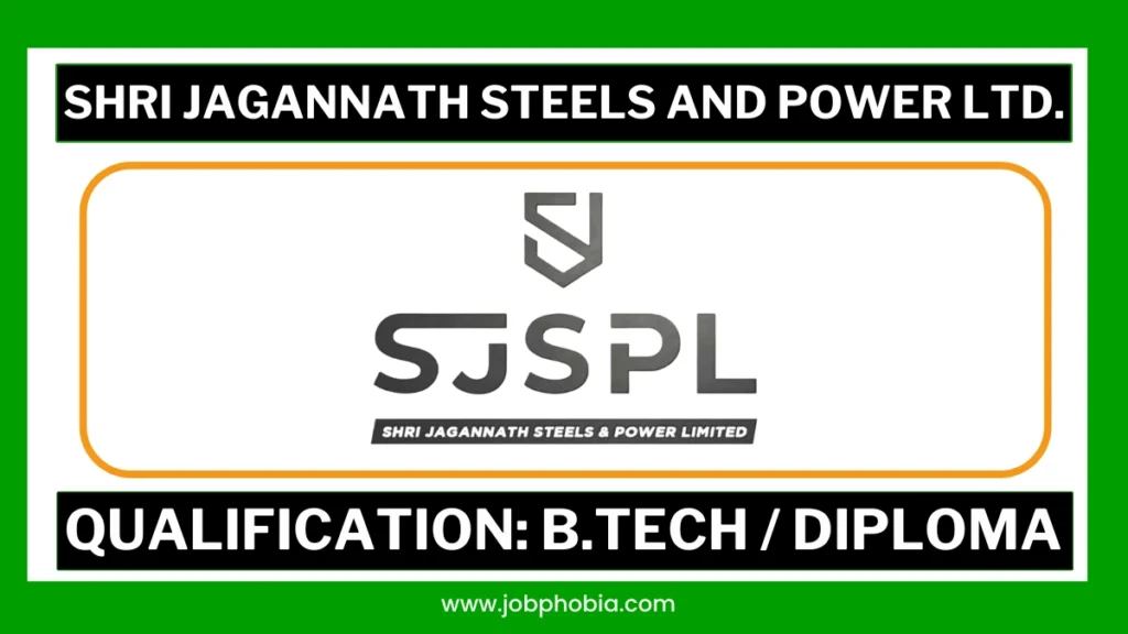Shri Jagannath Steels and Power Ltd Recruitment 2026 Sr Manager Electrical Post