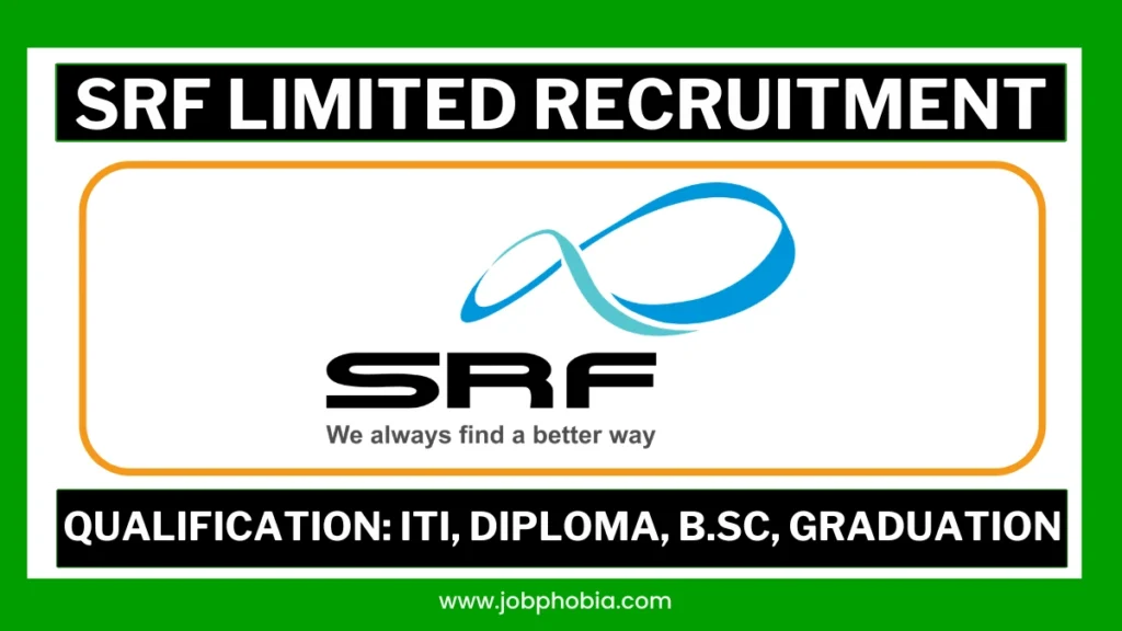 SRF Limited Recruitment 2026