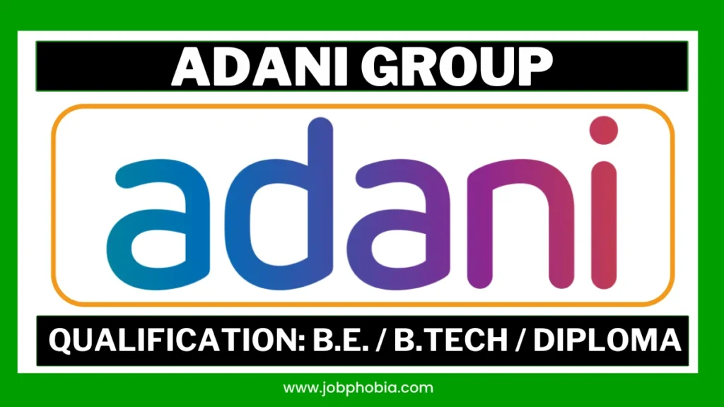 Official poster for Adani Power Recruitment 2026 Walk-in Interview in Vadodara for O&M roles.