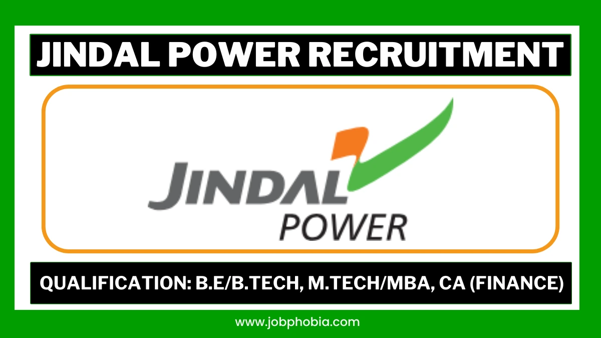 Jindal Power Recruitment 2026 | International Power Plant Jobs In Africa