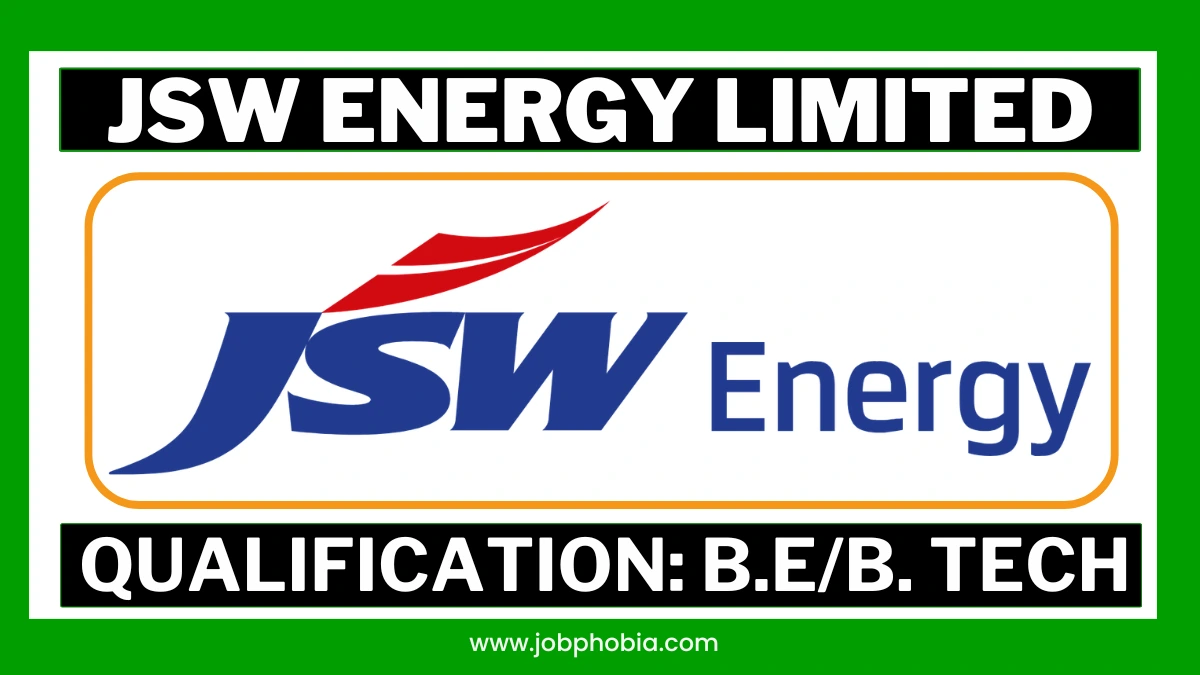 JSW Energy Recruitment 2026: Senior Manager (Mechanical Maintenance)