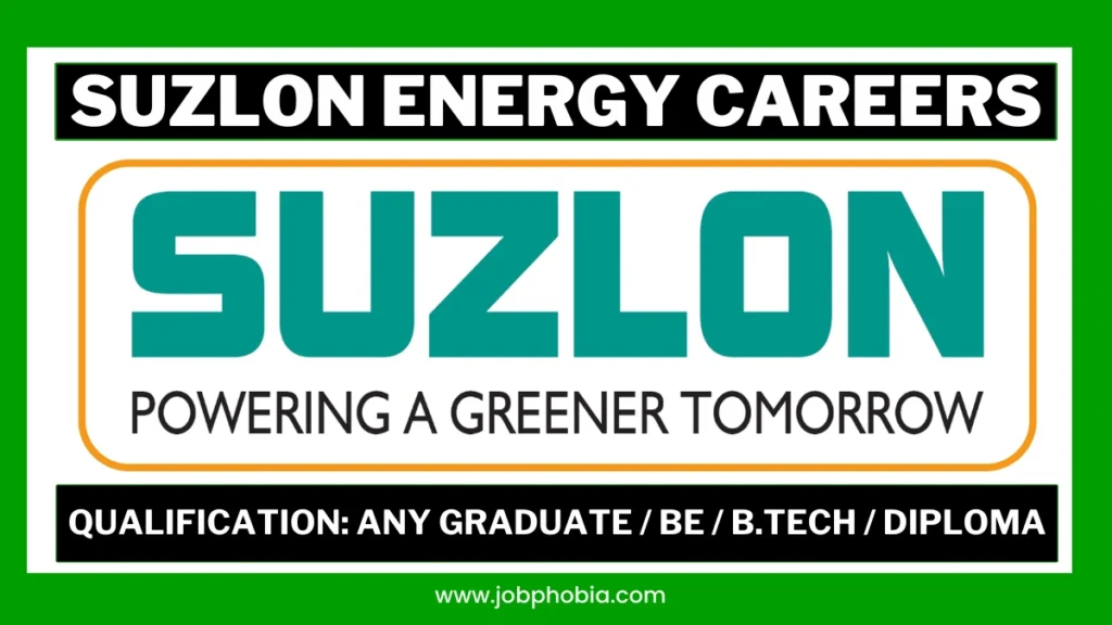 Suzlon Energy Walk-In Interview 2026