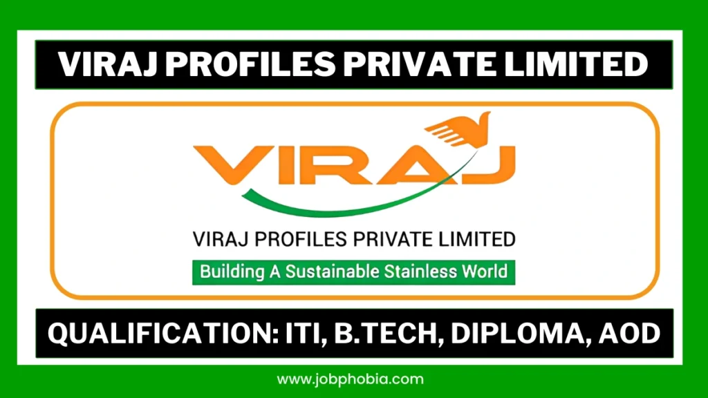 Viraj Profiles Recruitment 2026 Job Vacancies for Electricians and Engineers at SMS Plant Boisar