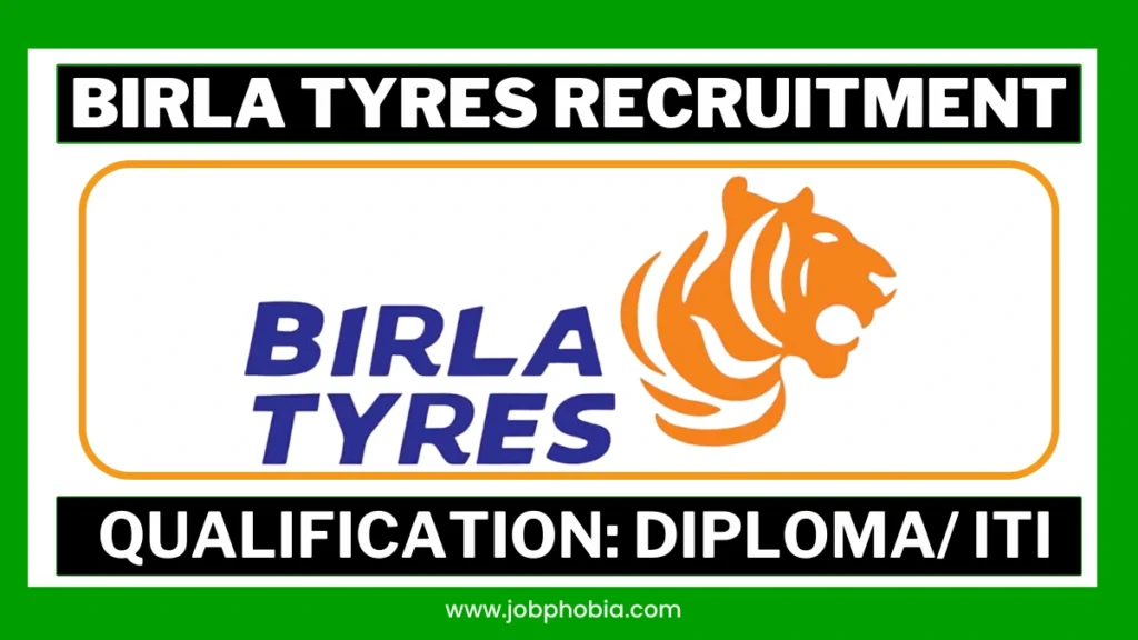 Birla Tyres Recruitment 2026 in Balasore for ITI and Diploma candidates.