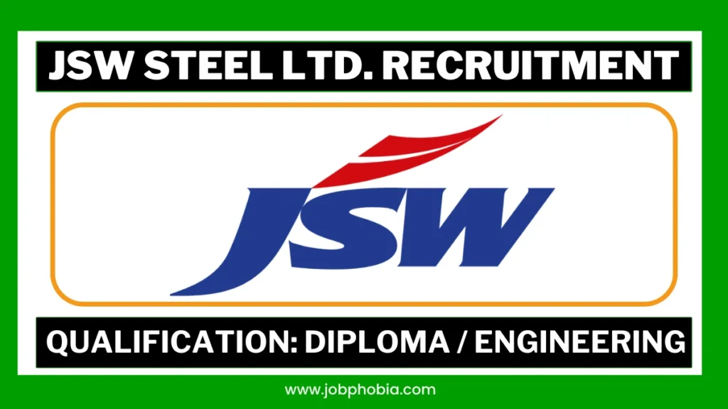 JSW Steel Iron Zone Walk-In Interview 2026for Operations and Maintenance Jobs