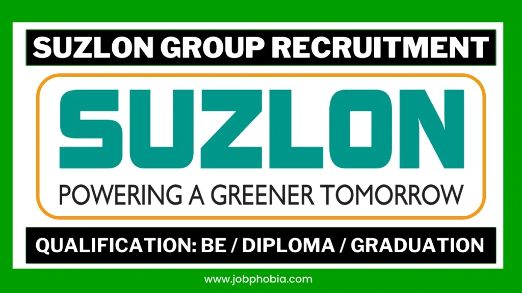 Suzlon Energy Recruitment 2026 Walk-In Interview Notification for Engineers in Maharashtra