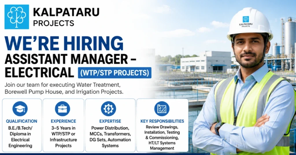 Kalpataru Projects Recruitment 2026